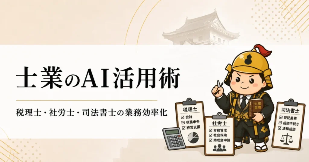 士業のAI活用術